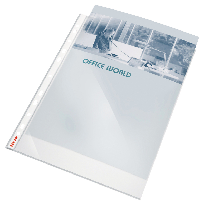 100 POCHETTES PERFORÉES ESSELTE