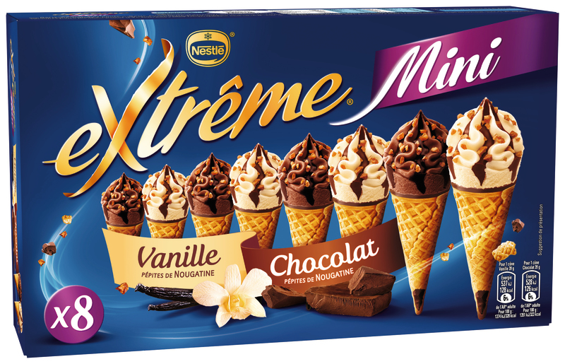 MINI CONES VANILLE CHOCOLAT X8 EXTREME 7613035468535 EXTREME MINI CONES VANILLE CHOCOLAT X8 EXTREME 7613035468535 EXTREME