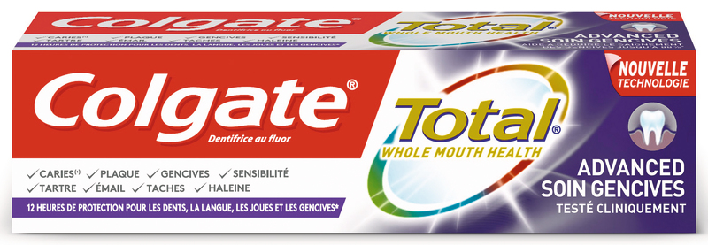 DENTIFRICE TOTAL ADVANCED SOIN GENCIVES COLGATE
