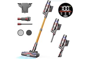 HOMPANY Aspirateur Balai sans Fil 500W/40KPA 