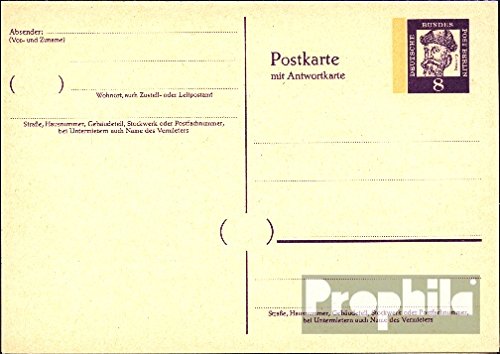 Berlin (West) p53f Officiel Carte postale bed. ...