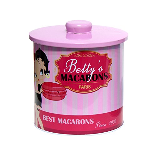 Betty Boop Bb3153/2web relief boîte à biscuit rose 17,5 x 17,5 x 18 cm code EAN 0000000887915 