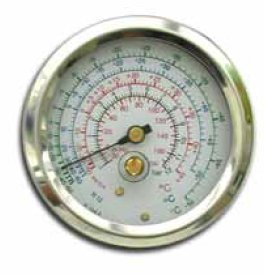 Manomètres pour montages avec Bain d'Huile R134...