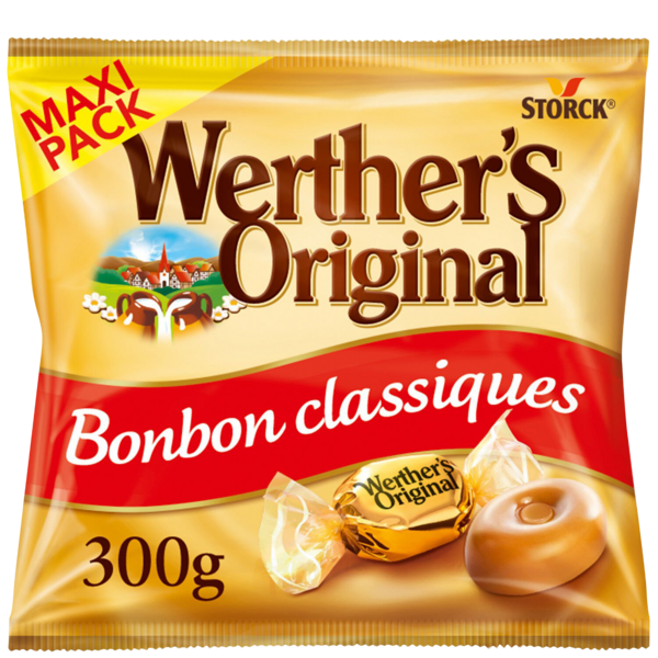 WERTHER'S ORIGINAL Bonbons classiques "Maxi Pack" code EAN 0000040144108 