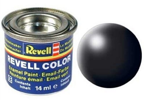 Peinture émail Revell noir satiné