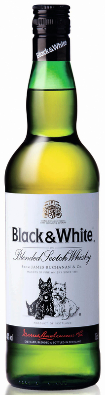 Black & White SCOTCH WHISKY Black & White code EAN 0000050196135 