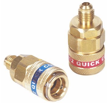 Coupleurs rapides clim auto 1/4 SAE de marque P&M
