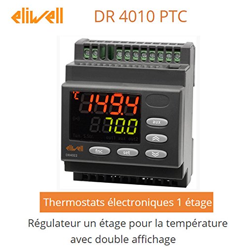 Régulateur un étage pour la température, avec d...