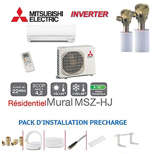 MURAL INVERTER MITSUBISHI MSZ-HJ50VA pour 50m2 ...