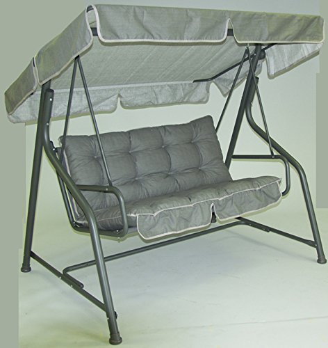 Balancelle 3 places Classic grise perle