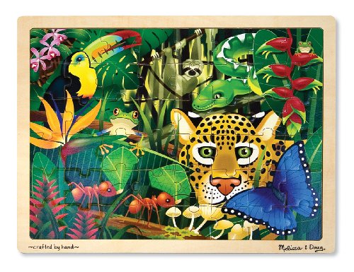 - 13803 - puzzle en bois - forêt tropicale
