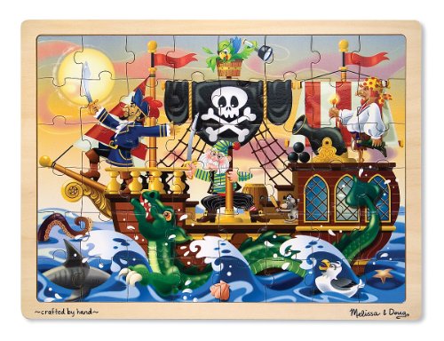 - 13800 - puzzle en bois - aventure de pirates