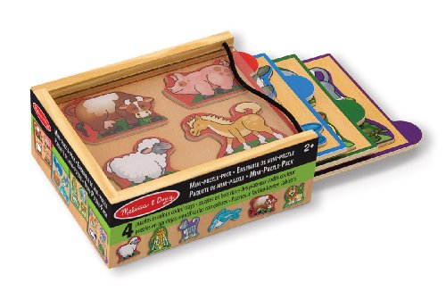 - 14790 - ensemble de mini-puzzle • animaux