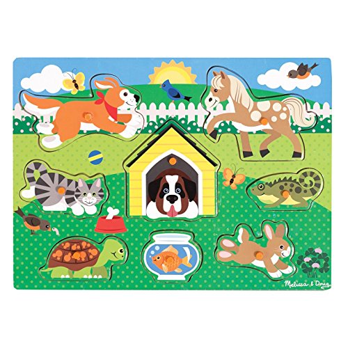- 19053 - puzzle en bois à boutons - animaux do...