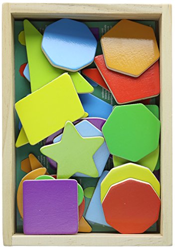 - 19277 - 25 aimants en bois de différentes formes