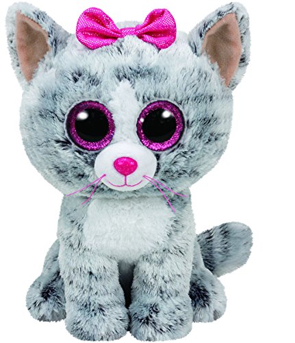 - ty37190 - beanie boo's - peluche kiki chat 15 cm