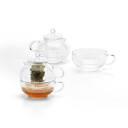 350 ml en verre transparent avec théière et tas...