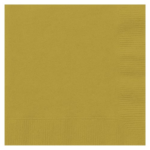 Serviettes en papier dorées (x20)