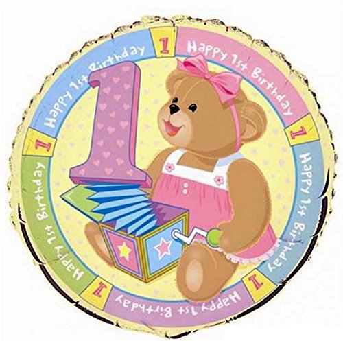 Anagram Message ballon 1e premier anniversaire fille code EAN 0011179161645 