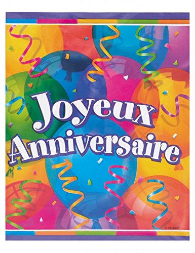 Anniversaire Express Lot de 8 Sachets Fête Joyeux Anniversaire code EAN 0011179272730 