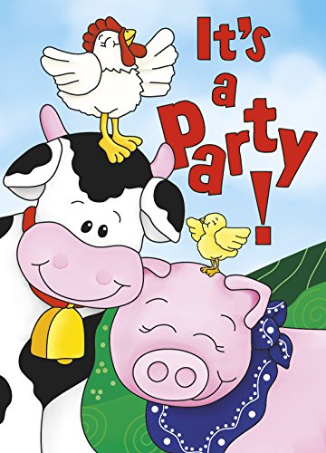 Ferme Party Invitations, Lot de 8