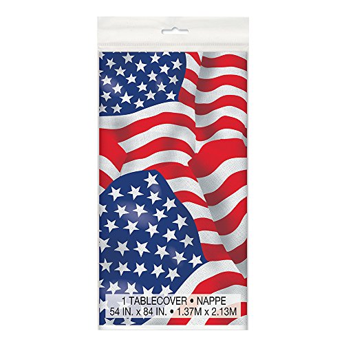 Nappe en plastique US Drapeau américain, 7 m x ...