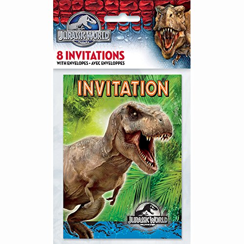 8 Invitations Jurassic World