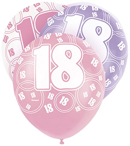 6 Ballons anniversaire 18 ans