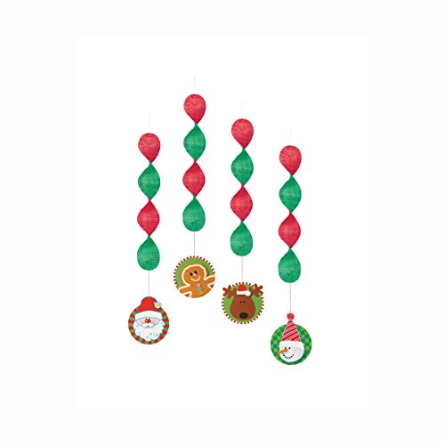 Swirl Décorations de Noël à suspendre 45 cm, lo...