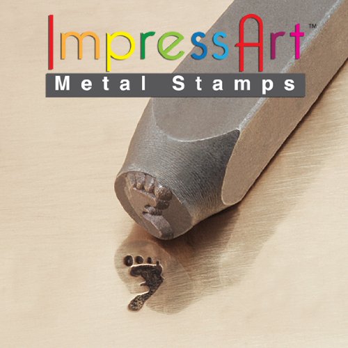 ImpressArt Imprimé pied droit, 9,5 mm de haut 0011499155621