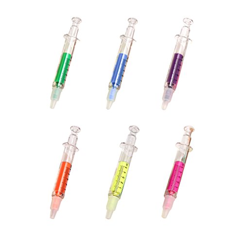 6pcs cylindre surligneur aquarelle precision cr...