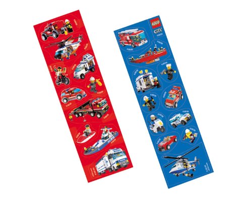 Lego Ville Autocollants (pack de 8)