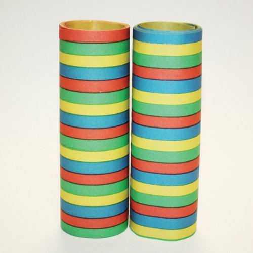 Lot de 3 rouleaux de serpentins rouge/bleu/vert...
