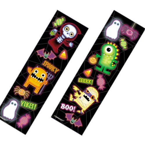 8 feuilles d'autocollants Boo Buddies Monsters ...
