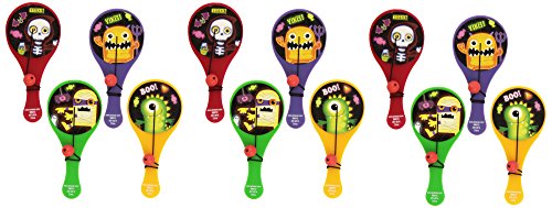 12 raquettes et balles rebondissantes Boo Buddi...