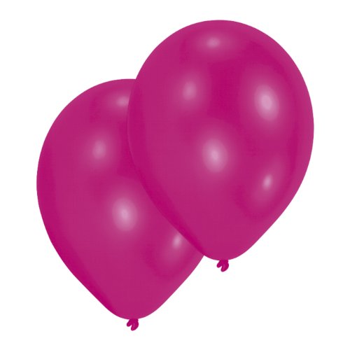 Lot de 10 ballons de baudruches rose fushia 27,...