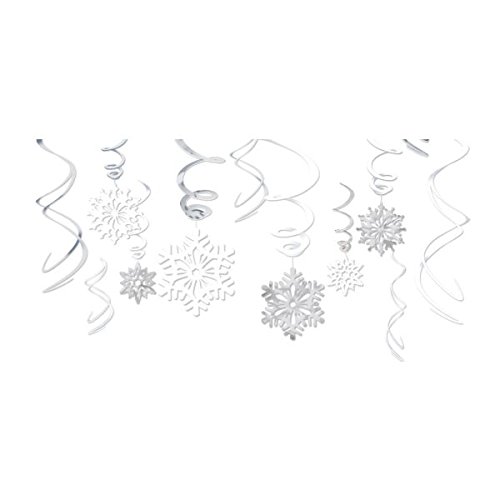 Lot de 12 suspensions décoratives en forme de f...