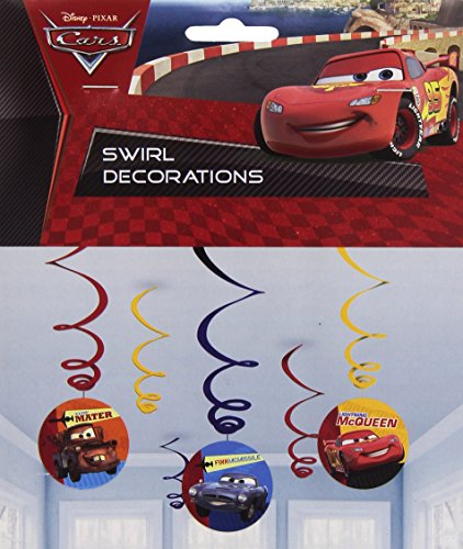 6 décorations à suspendre serpentins avec décou...