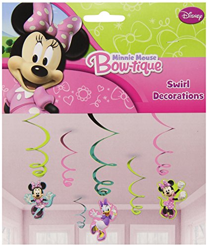 6 serpentins de décoration Disney Minnie Mouse ...