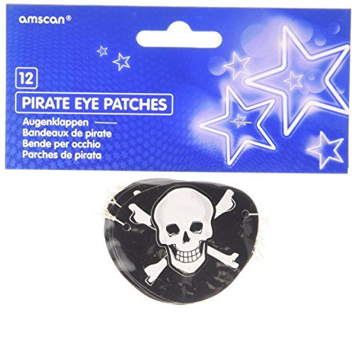 lot de 12 cache oeil pirate