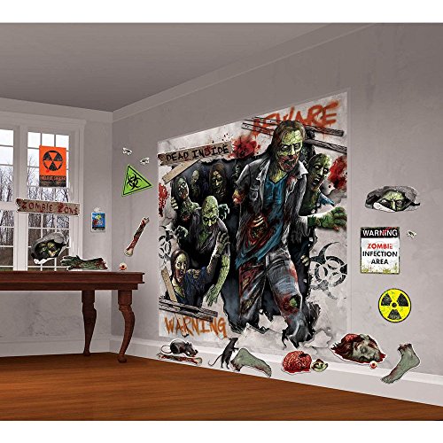 Kit de décoration murale Zombies