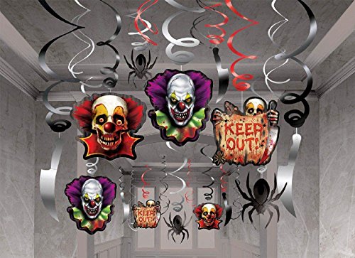 Décorations Halloween - 30 découpes en carton à...