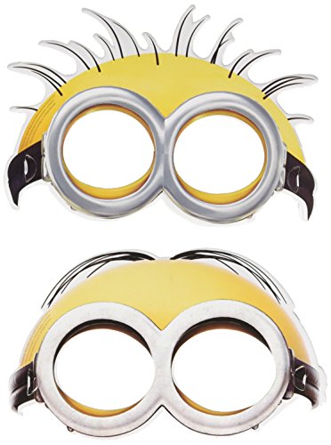 6 Masques carton Minions Moi moche et méchant -...