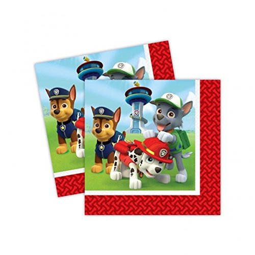 - 999134 - 20 serviettes paw patrol