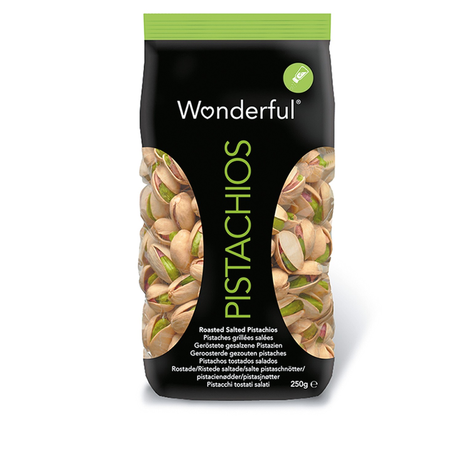 WONDERFUL PISTACHIOS Pistaches grillées salées WONDERFUL code EAN 0014113911672 