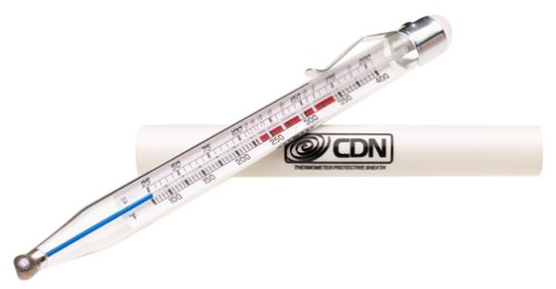 CDN Thermomètre à sucre en verre/Deep Fry