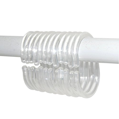 Pliables transparent c forme anneaux hanging ri...