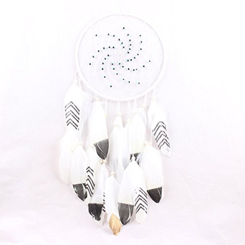 Feather dream catcher wall hanging pendentif dé...