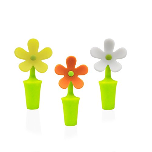 Bouchon de bouteille fleur silicone wine stopper