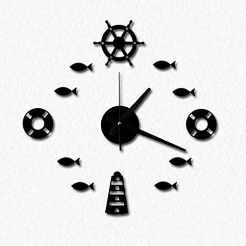 Méditerranée diy rudder poisson lifebuoy wall c...